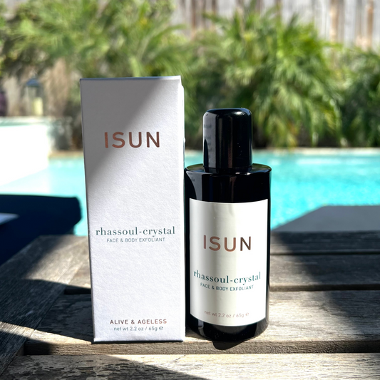 ISUN Rhassoul Crystal Face & Body Exfoliant