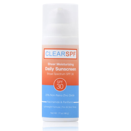 Suntegrity ClearSPF Sheer Sunscreen with Zinc Oxide - SPF 30 Broad Spectrum