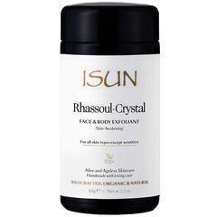 ISUN Rhassoul Crystal Face & Body Exfoliant - Carasoin