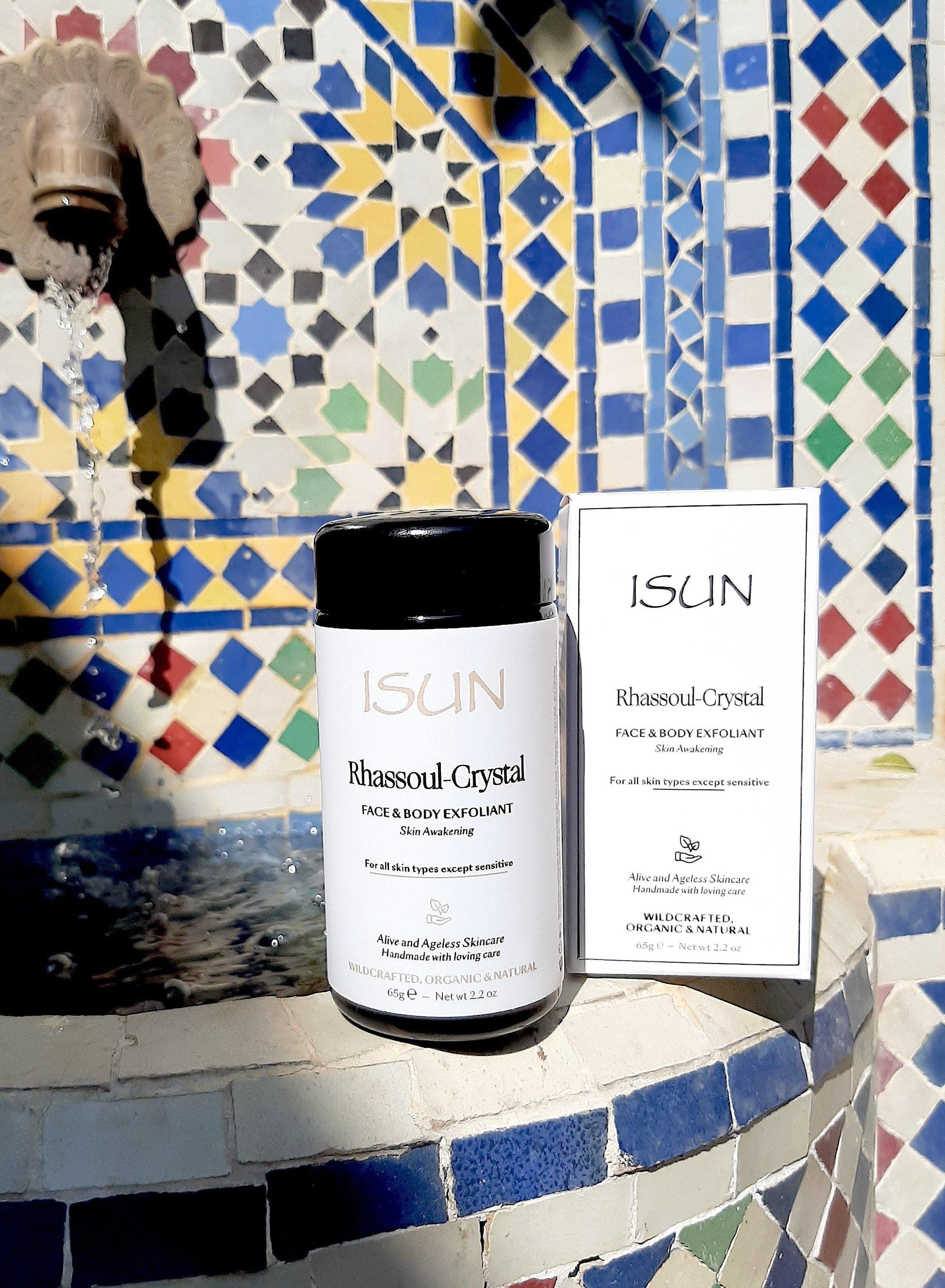 ISUN Rhassoul Crystal Face & Body Exfoliant - Carasoin