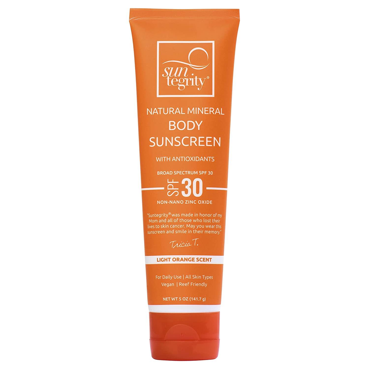Suntegrity Natural Mineral Sunscreen For Body (LARGE) - Carasoin