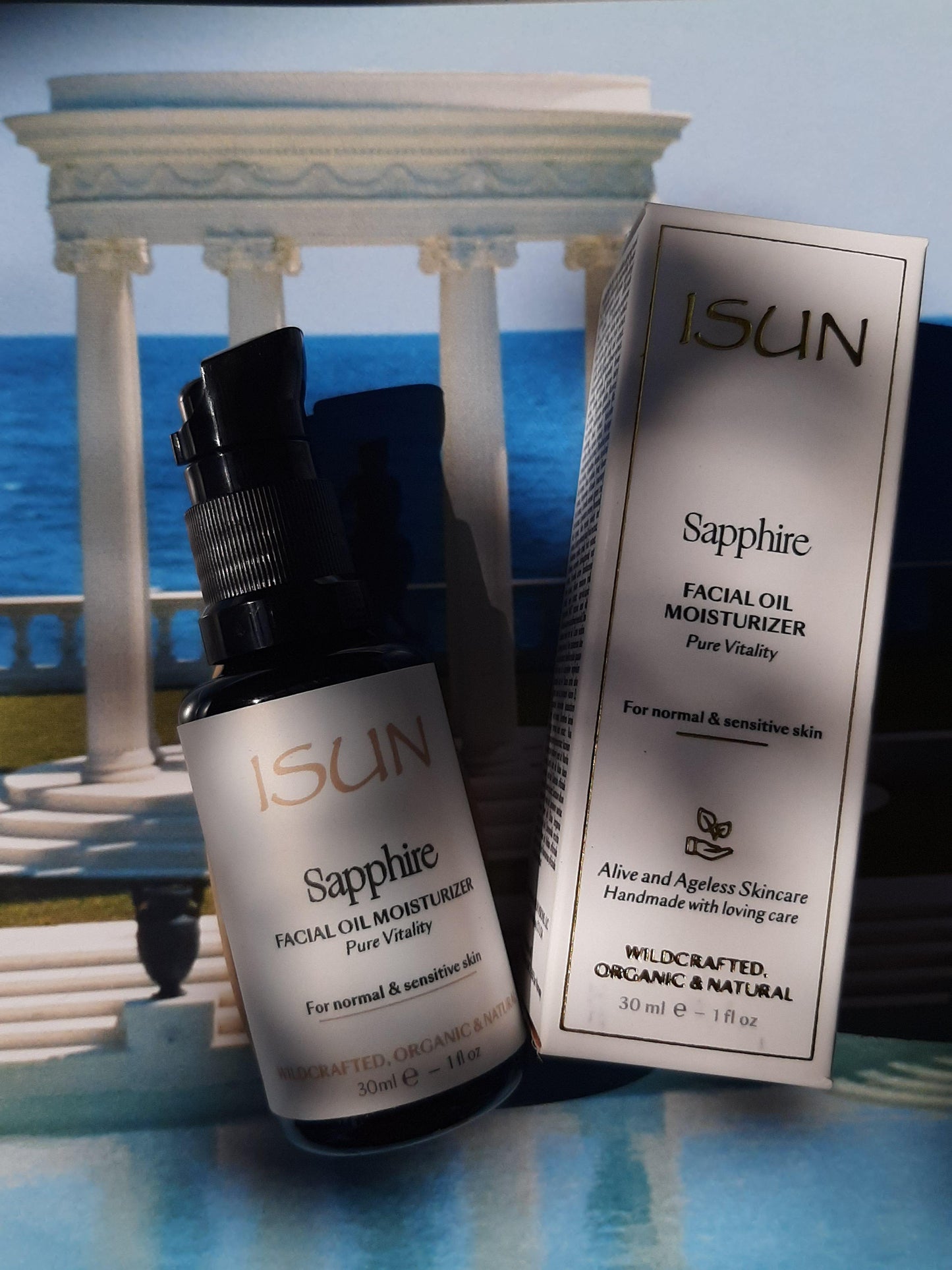 ISUN Sapphire Facial Oil Moisturizer - Carasoin