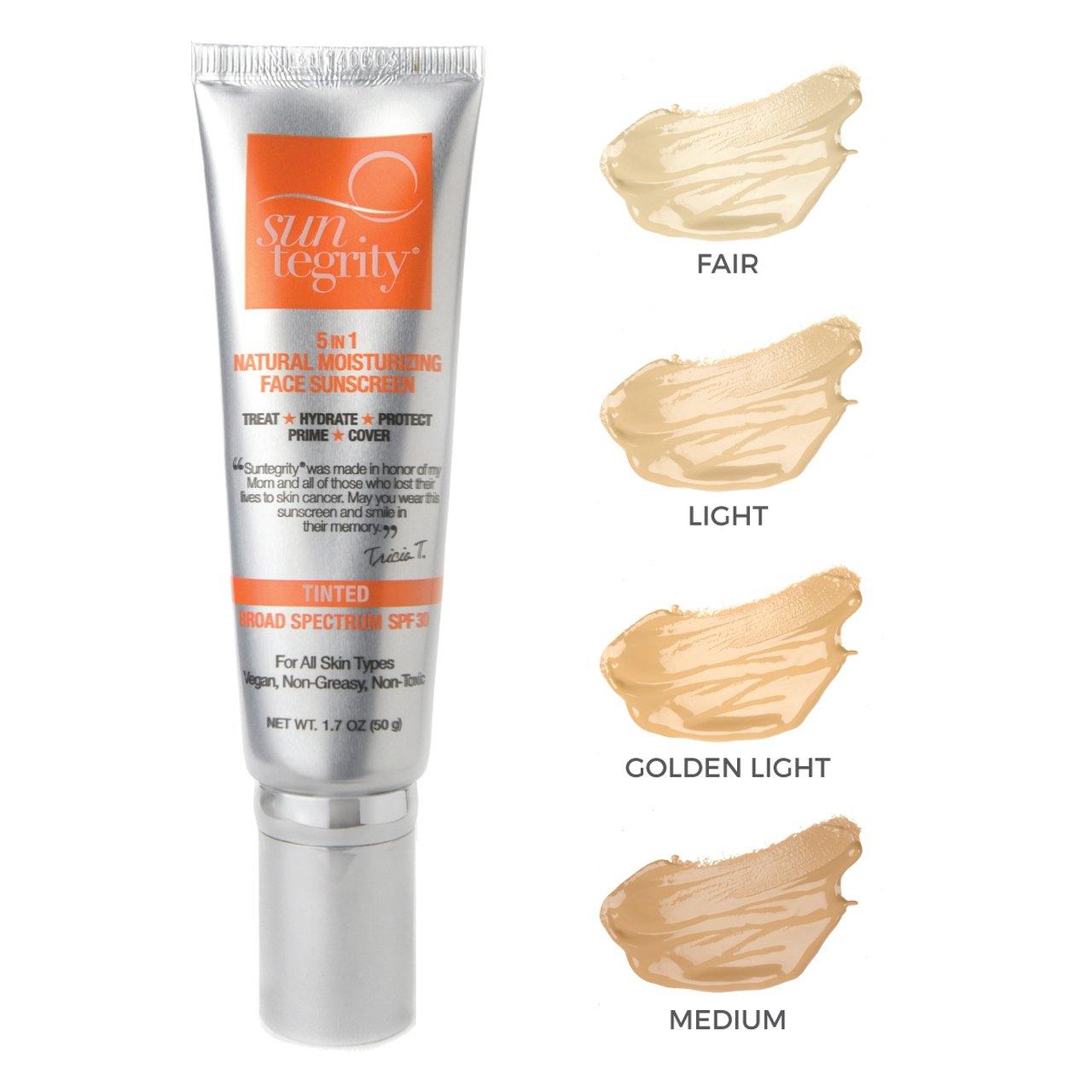 Suntegrity 5 in 1 Face Sunscreen-GOLDEN LIGHT - Carasoin